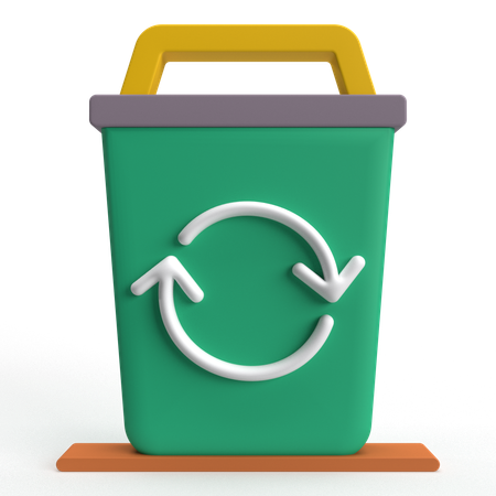 Recycle bin  3D Icon
