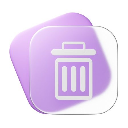 Recycle Bin  3D Icon