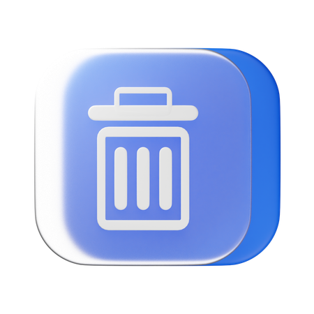 Recycle Bin  3D Icon