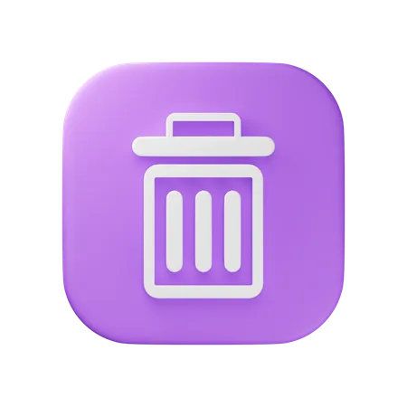 Recycle Bin  3D Icon