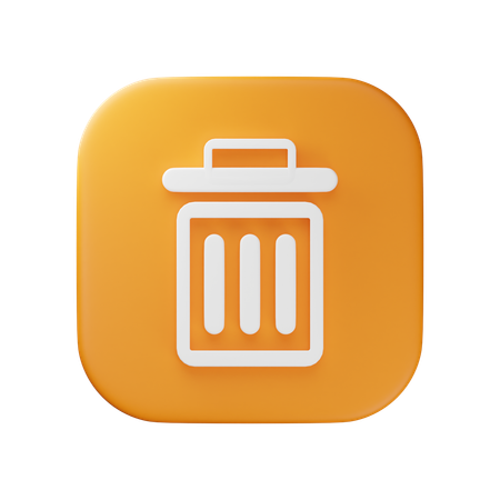 Recycle Bin  3D Icon