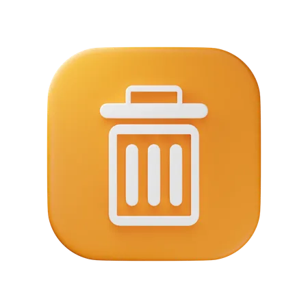 Recycle Bin  3D Icon