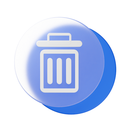 Recycle Bin  3D Icon