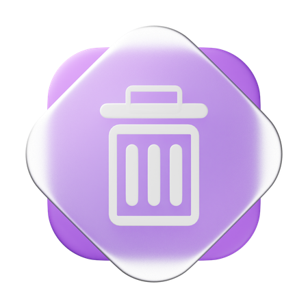 Recycle Bin  3D Icon