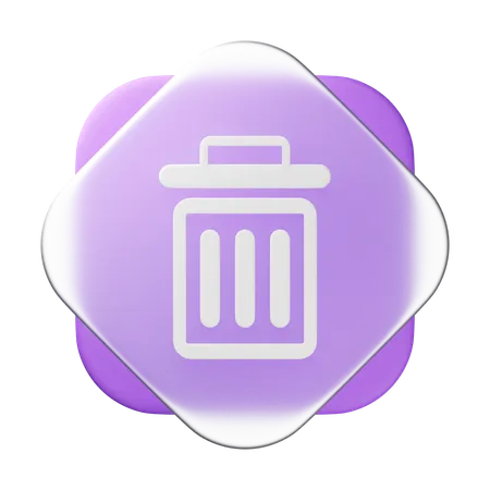 Recycle Bin  3D Icon