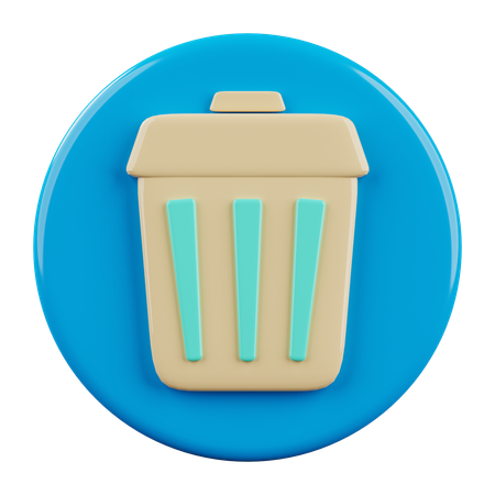 Recycle Bin  3D Icon