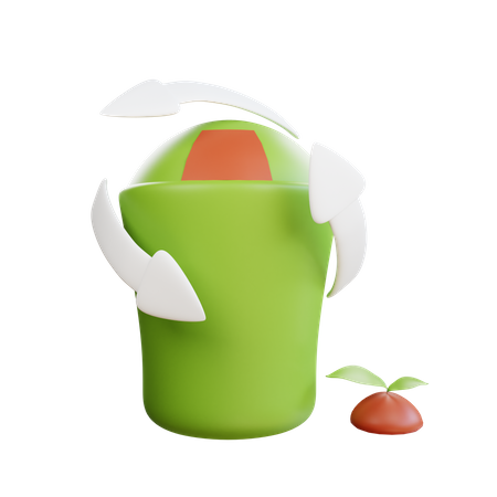 Recycle Bin  3D Icon