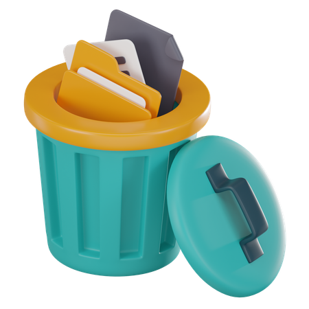 Recycle Bin  3D Icon