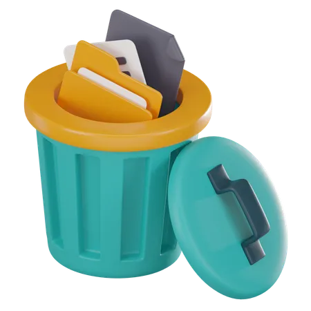 Recycle Bin  3D Icon