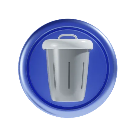 Recycle bin  3D Icon