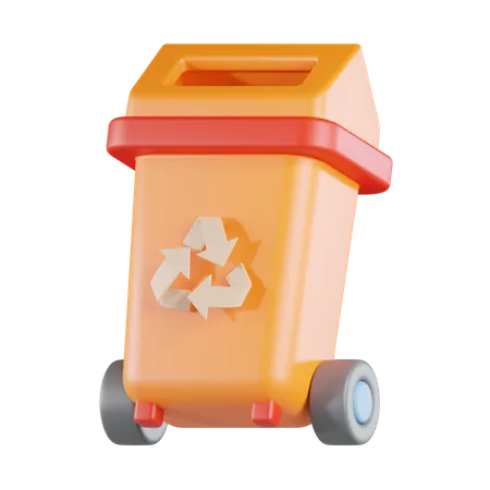 Recycle Bin  3D Icon