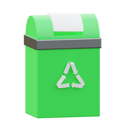 Recycle bin  3D Icon