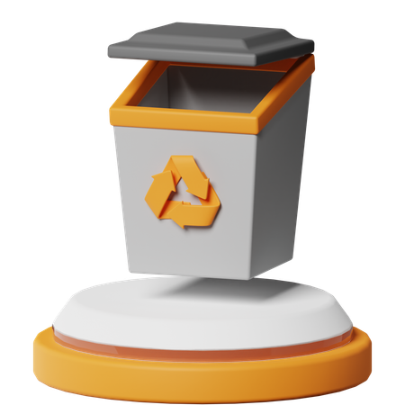 Recycle Bin  3D Icon