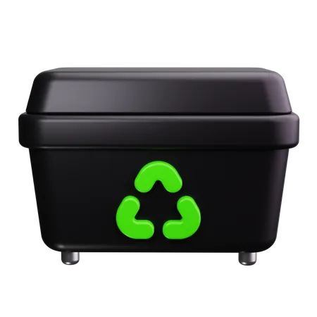 Recycle Bin  3D Icon