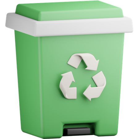 Recycle Bin  3D Icon