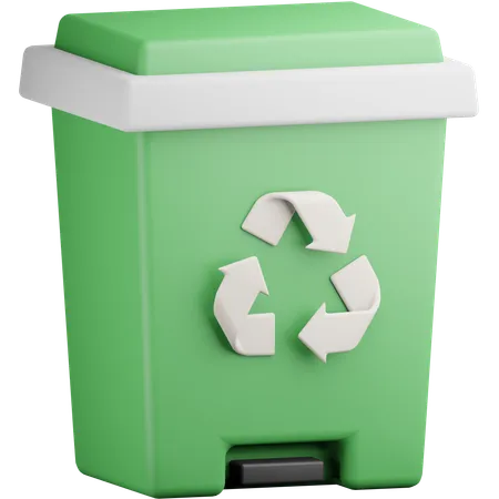 Recycle Bin  3D Icon