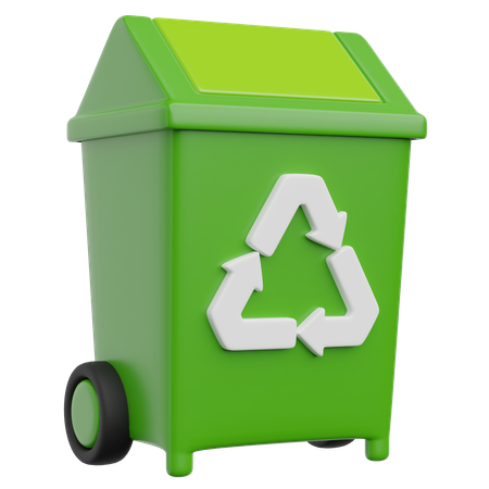 Recycle Bin  3D Icon