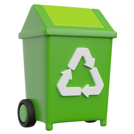 Recycle Bin  3D Icon
