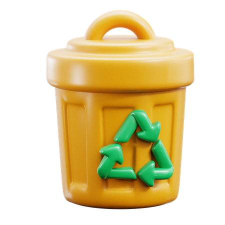 Recycle Bin  3D Icon
