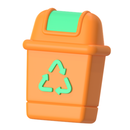Recycle Bin  3D Icon
