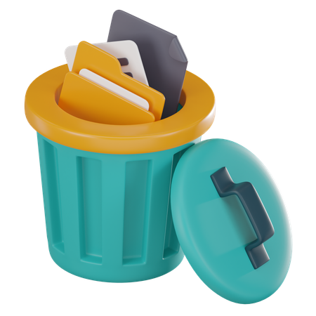 Recycle Bin  3D Icon