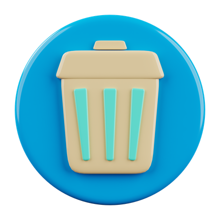 Recycle Bin  3D Icon