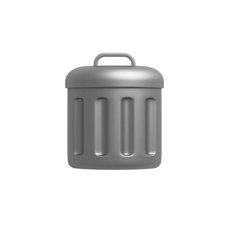 Recycle Bin  3D Illustration