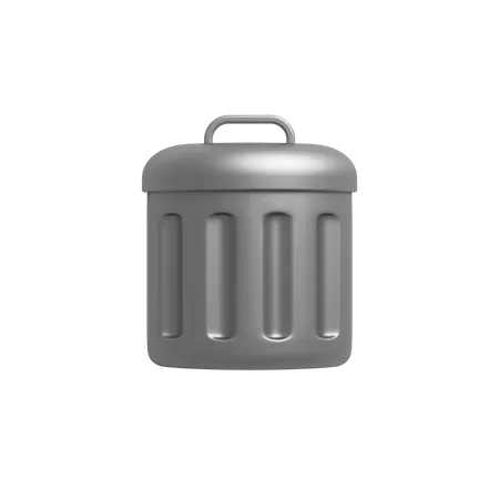 Recycle Bin  3D Illustration