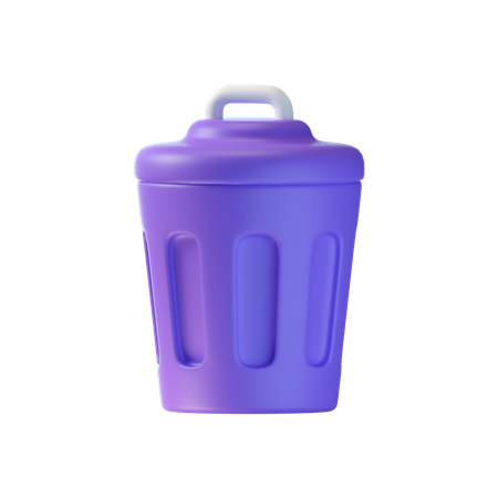 Recycle Bin 3D Icon