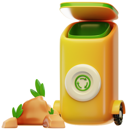 Recycle Bin 3D Icon