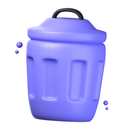 Recycle Bin 3 D Illustration Object 3D Icon