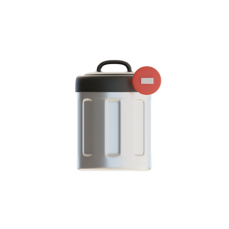 Recycle Bin Notification  3D Icon