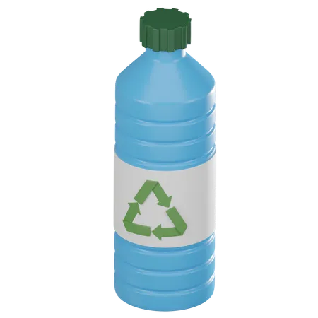 Recycle Bottle Icon Perfect For Eco Friendly Concepts Environmental Awareness And Promoting A Green Lifestyle 3 D Illustratio 3D Icon