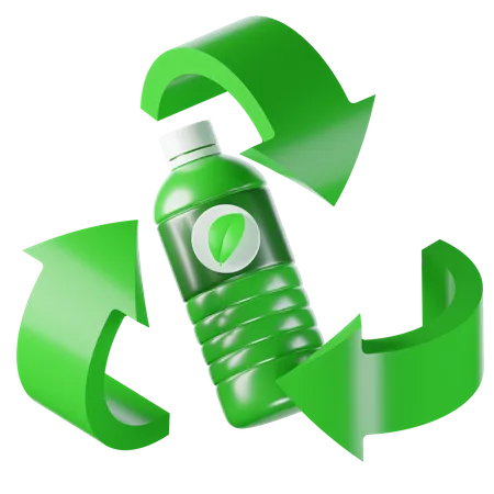 Recycle bottle  3D Icon