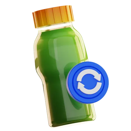 Recycle Bottle  3D Icon