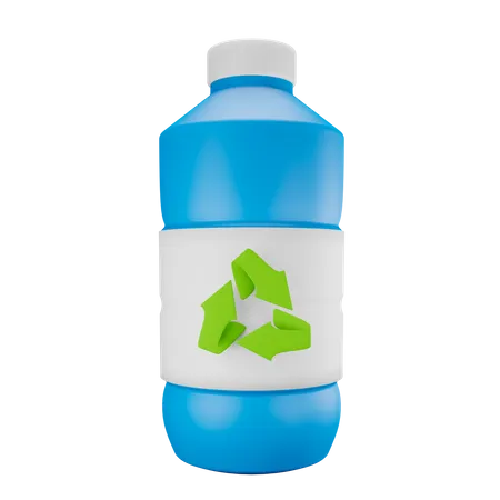 Recycle Bottle  3D Illustration