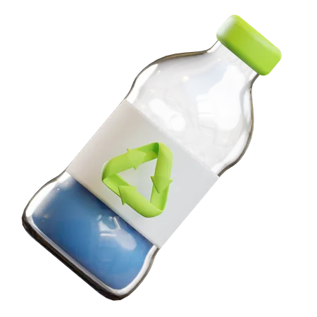 Recycle Bottle  3D Illustration