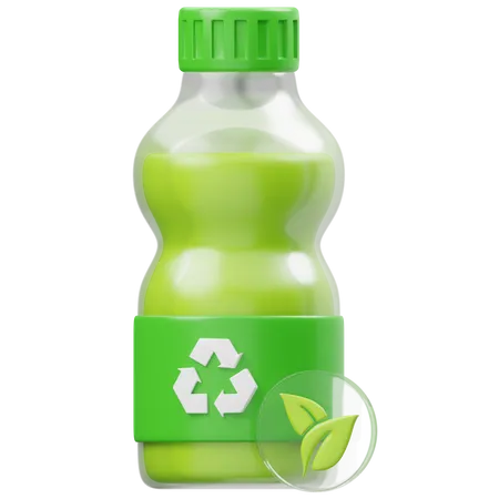 Recycle Bottle 3D Icon