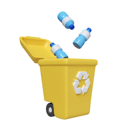 Recycle Bottles  3D Icon
