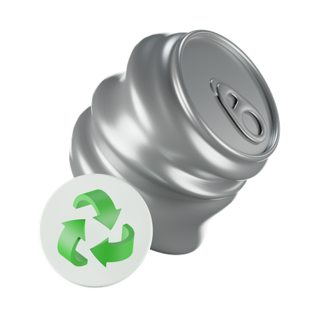 Recycle can  3D Icon