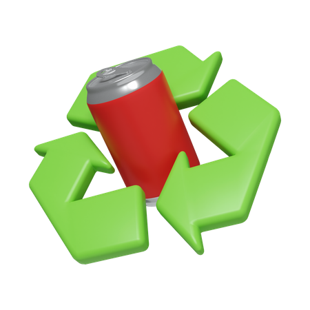 Recycle Can  3D Icon