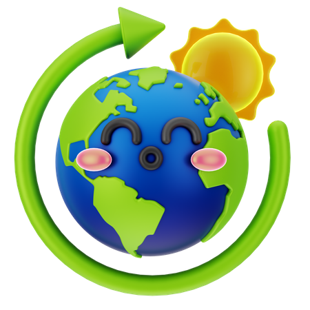 Recycle Earth  3D Icon