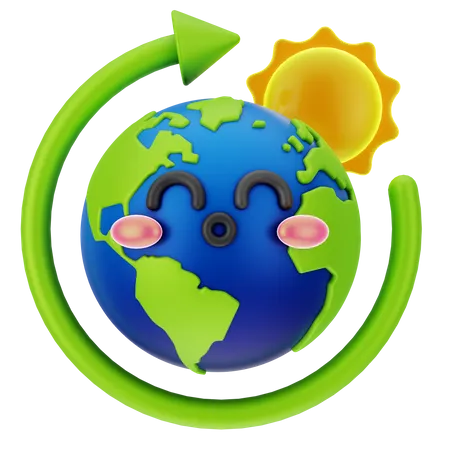 Recycle Earth  3D Icon