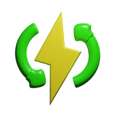 Recycle Energy  3D Icon