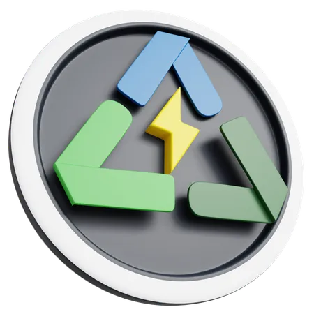 Recycle Energy  3D Icon