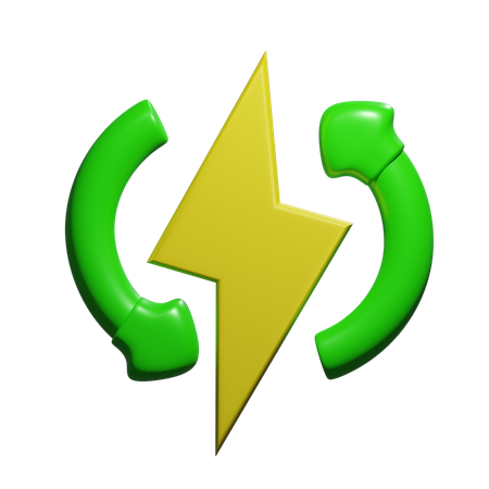 Recycle Energy  3D Icon
