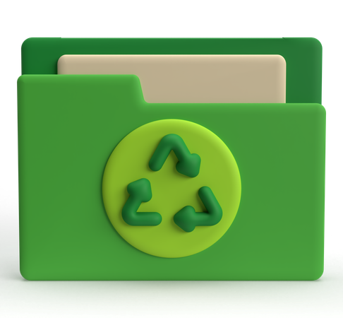 Recycle Folder  3D Icon