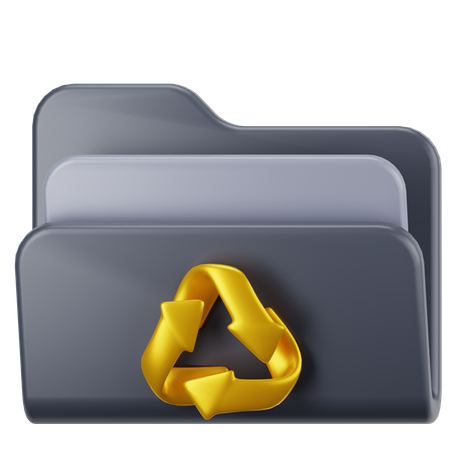 Recycle Folder  3D Icon