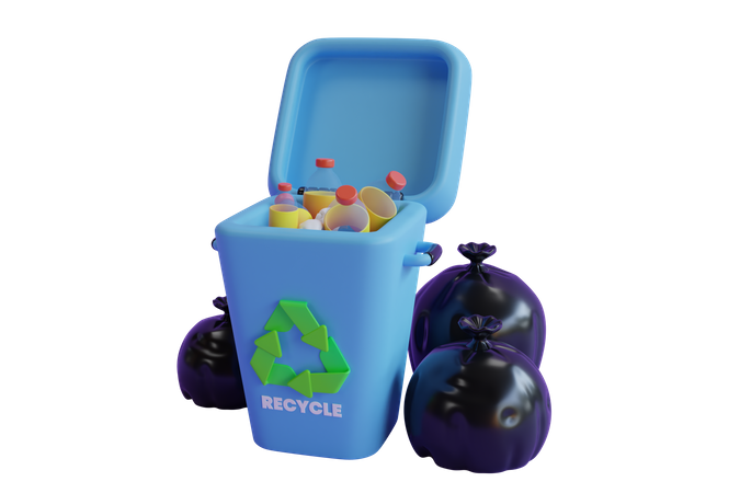 Recycle Garbage  3D Icon