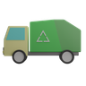 3d garbage vehicle logo